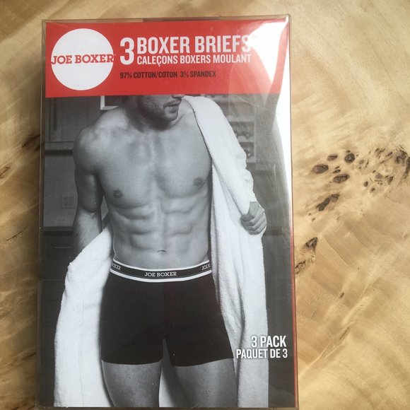 NWT Mens Joe Boxer Boxer Briefs Size Small - 3 Pack - Picture 1 of 2